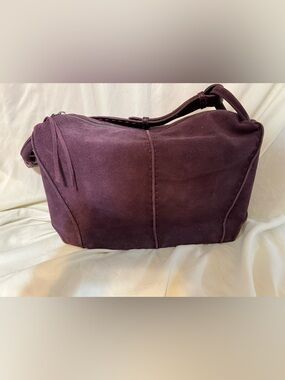 The Sak Plum Suede Shoulder Bag